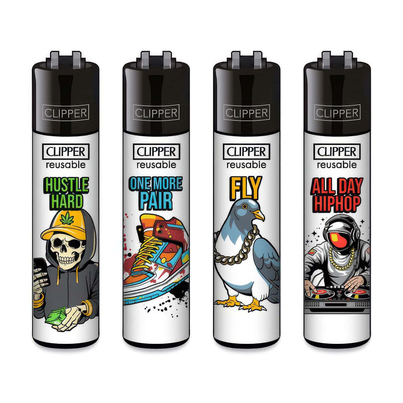 Clipper Classic Large “Urban Slogan” Display 48 stuks