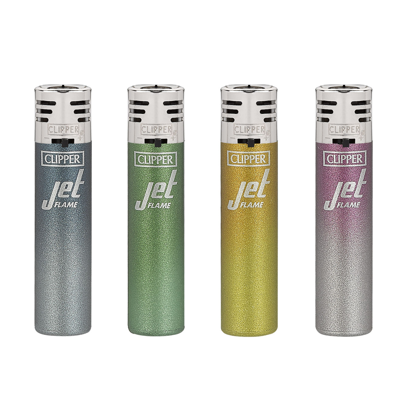 Clipper Jet Flame “Metallic Gradient #4” Display (48 stuks)