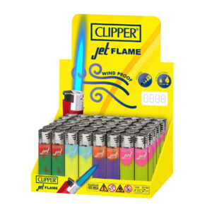 Clipper Jet Flame "Nebula Mix #3" Display (48 stuks)